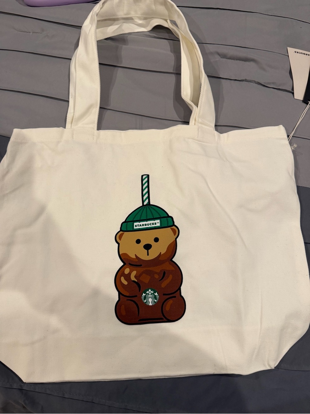 Starbucks Bear tote bag